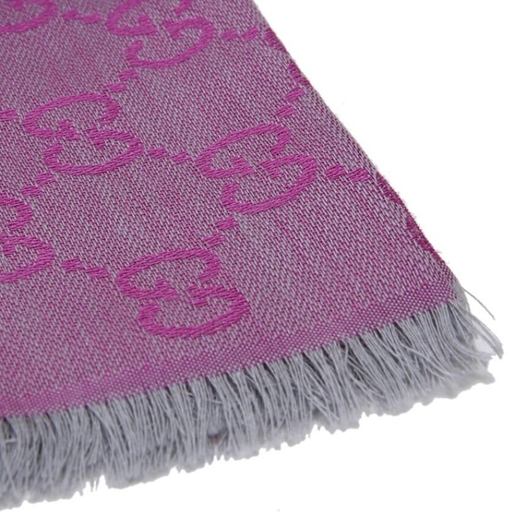 Gucci wool silk GG scarf - Picture 11 of 12